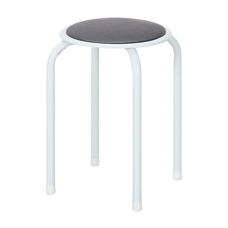 不二貿易 ラウンドスツール ブラウン FB-01/10 1台（ご注文単位12台）【直送品】