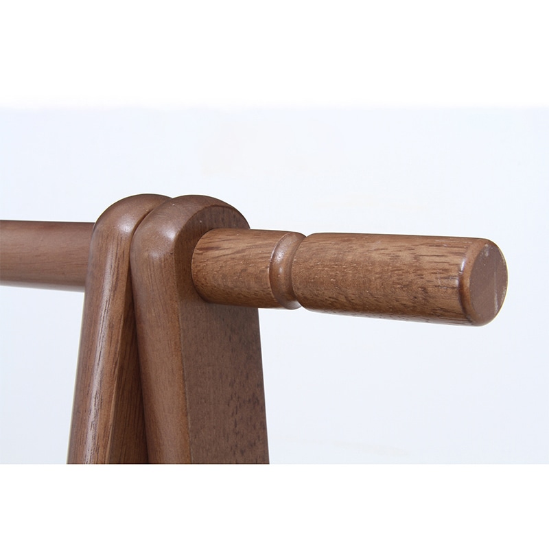 不二貿易 木製ハンガー ジョイント 75cm幅 ブラウン 1個(ご注文単位3個)【直送品】