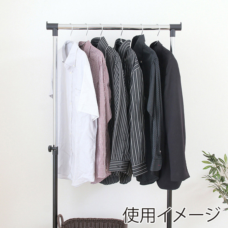 不二貿易 パイプシングルハンガー ブラック 3644-A0-BK 1台(ご注文単位6台)【直送品】