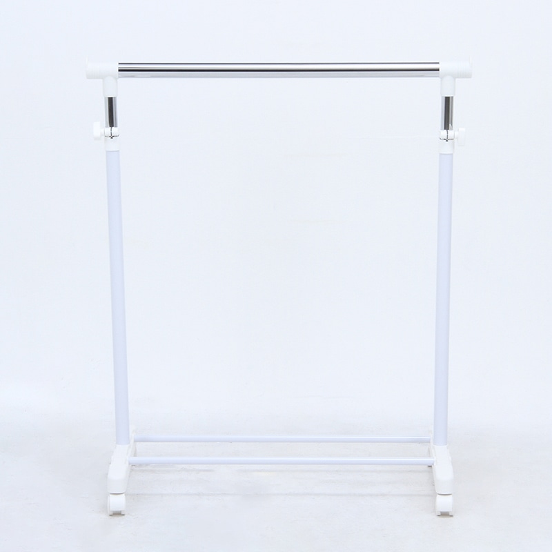 不二貿易 パイプシングルハンガー ホワイト 3644-A0-WH 1台(ご注文単位6台)【直送品】