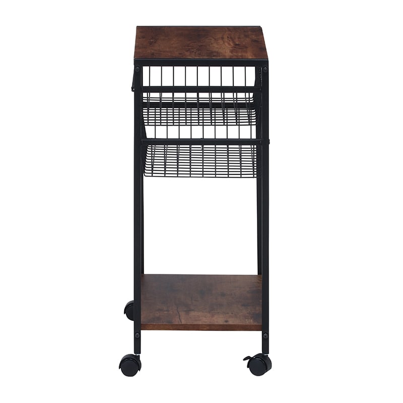 不二貿易 キッチンワゴン ナビア 2821 1台(ご注文単位1台)【直送品】