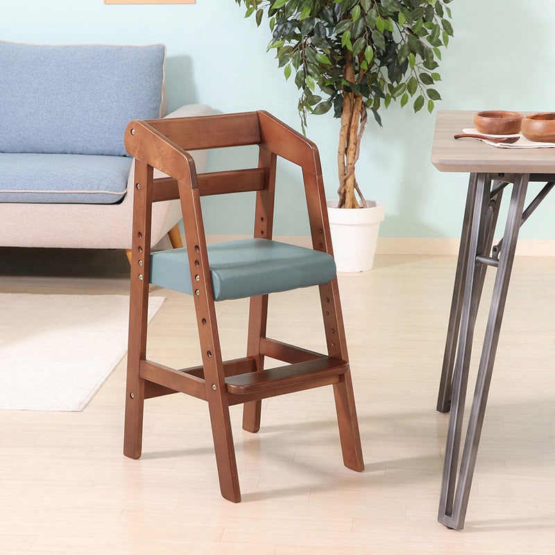 不二貿易 木製ベビーチェアー ミディアムブラウン 14938 1台（ご注文単位1台）【直送品】