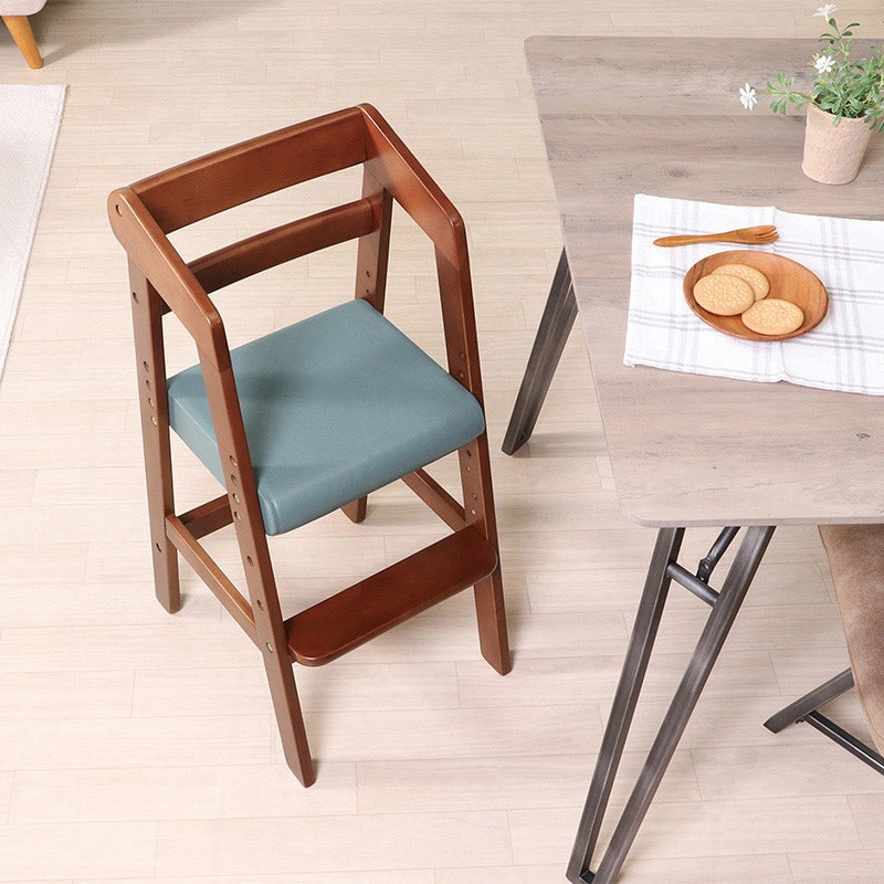 不二貿易 木製ベビーチェアー ミディアムブラウン 14938 1台（ご注文単位1台）【直送品】