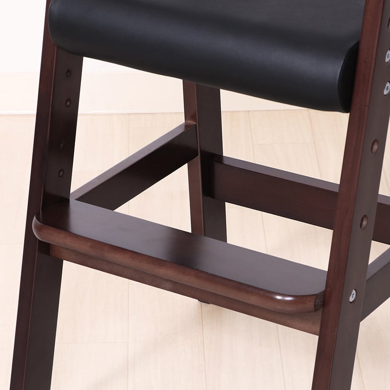 不二貿易 木製ベビーチェアー ダークブラウン 14939 1台（ご注文単位1台）【直送品】