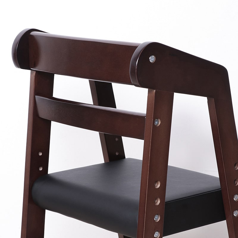 不二貿易 木製ベビーチェアー ダークブラウン 14939 1台（ご注文単位1台）【直送品】