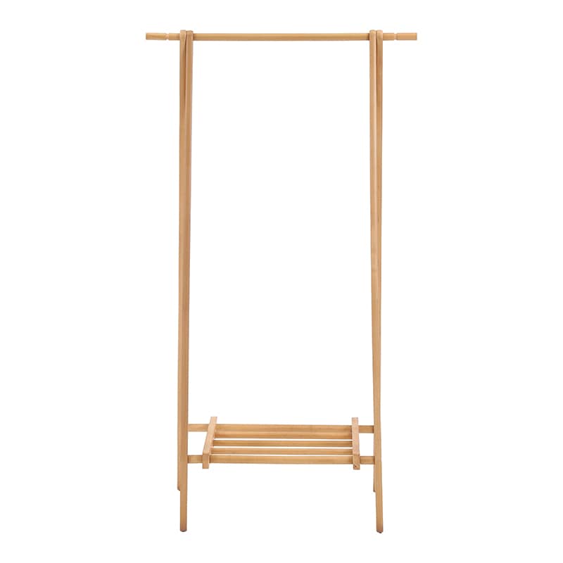 不二貿易 木製ハンガー ナチュラル 6110-6-80(KI) 1個(ご注文単位3個)【直送品】