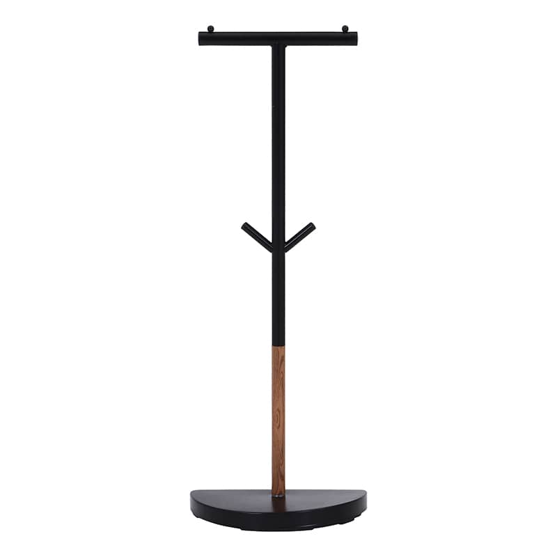 不二貿易 バックパックスタンド ブラック 1台(ご注文単位1台)【直送品】