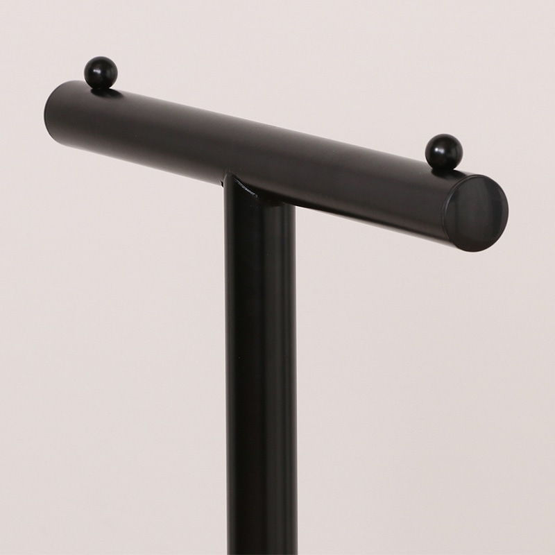 不二貿易 バックパックスタンド ブラック 1台(ご注文単位1台)【直送品】