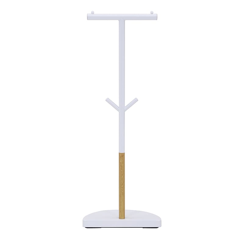 不二貿易 バックパックスタンド ホワイト 1台(ご注文単位1台)【直送品】