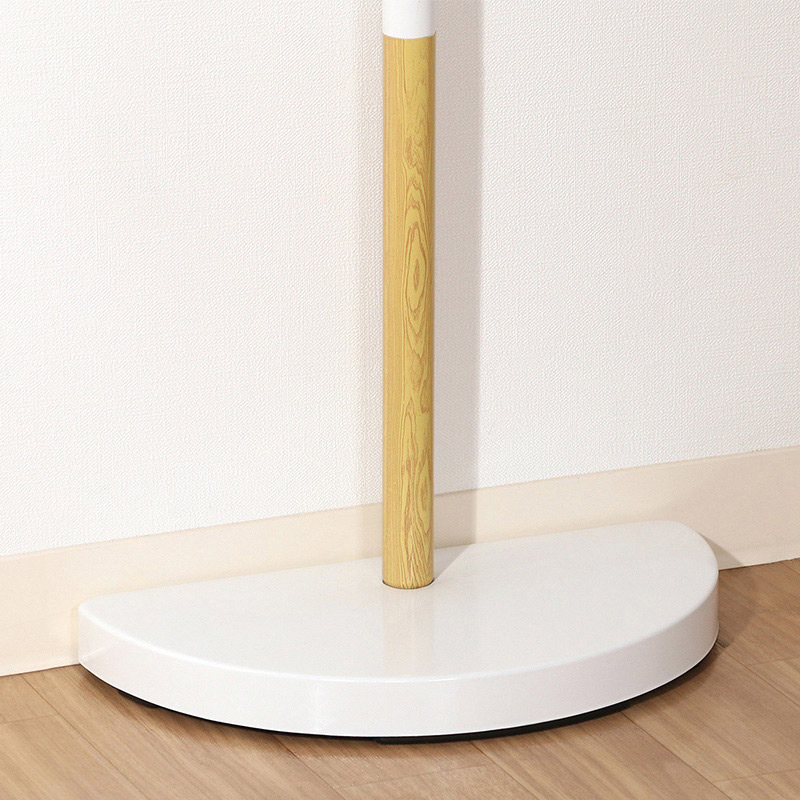 不二貿易 バックパックスタンド ホワイト 1台(ご注文単位1台)【直送品】