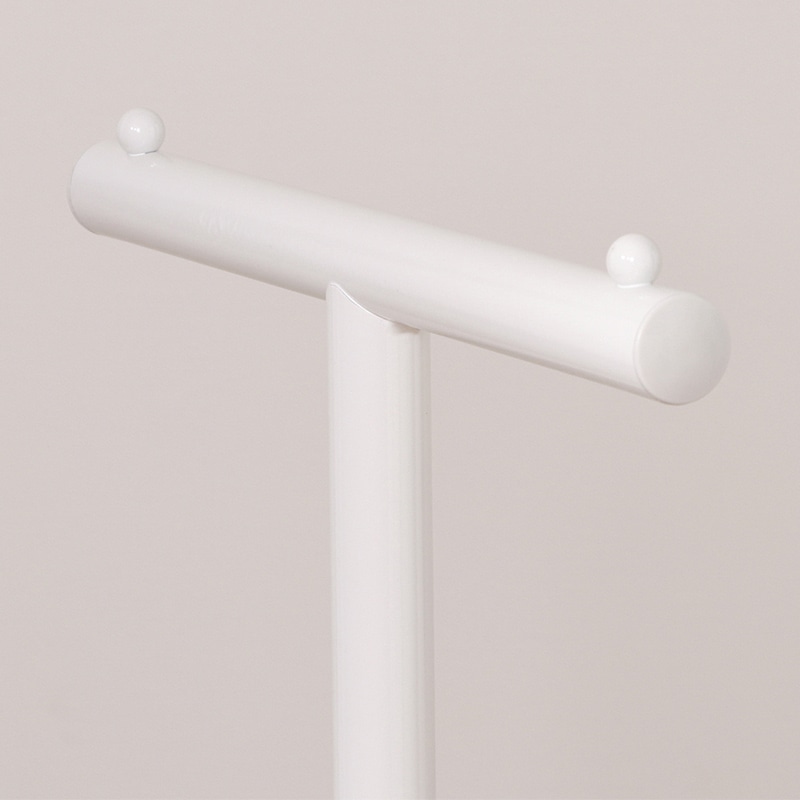 不二貿易 バックパックスタンド ホワイト 1台(ご注文単位1台)【直送品】