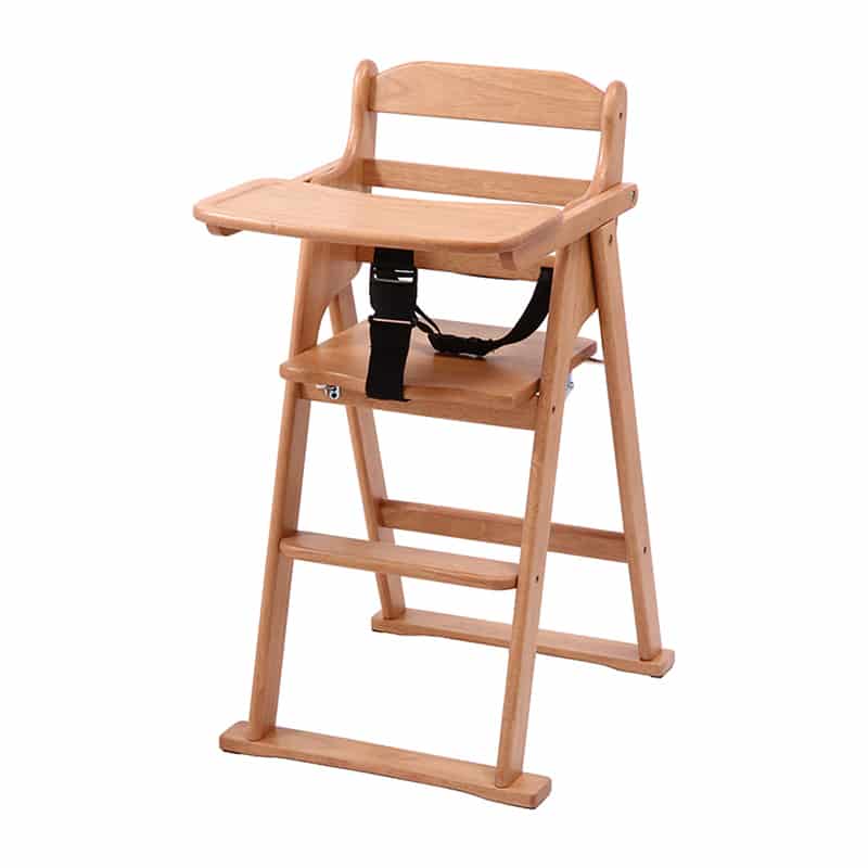 不二貿易 木製折り畳みベビーチェアー ナチュラル 17332 1台（ご注文単位1台）【直送品】