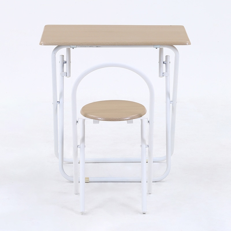 不二貿易 折りたたみテーブルチェアセット ホワイト 83438 1セット(ご注文単位1セット)【直送品】