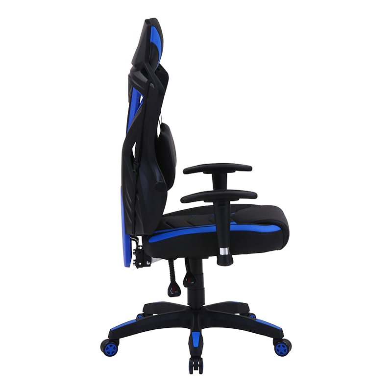 不二貿易 メッシュゲーミングチェア レイズ ブルー 1台（ご注文単位1台）【直送品】