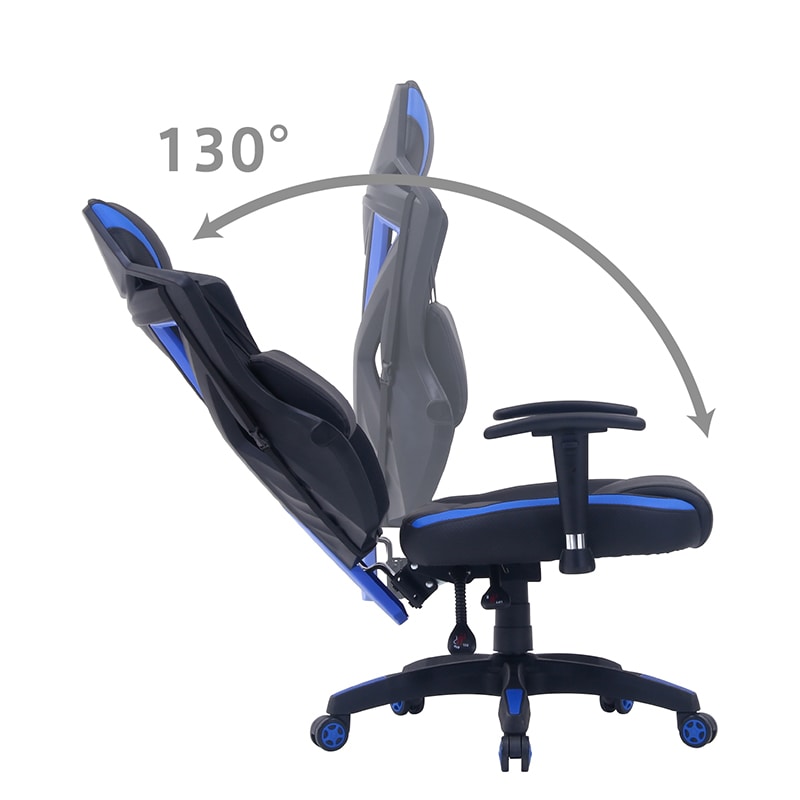 不二貿易 メッシュゲーミングチェア レイズ ブルー 1台（ご注文単位1台）【直送品】