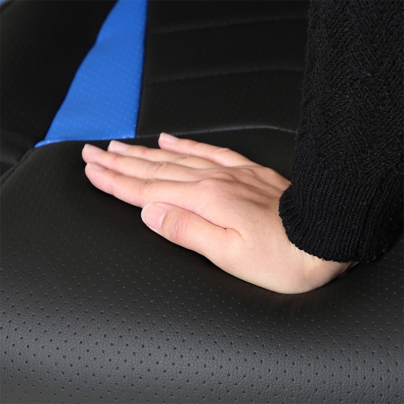 不二貿易 メッシュゲーミングチェア レイズ ブルー 1台（ご注文単位1台）【直送品】