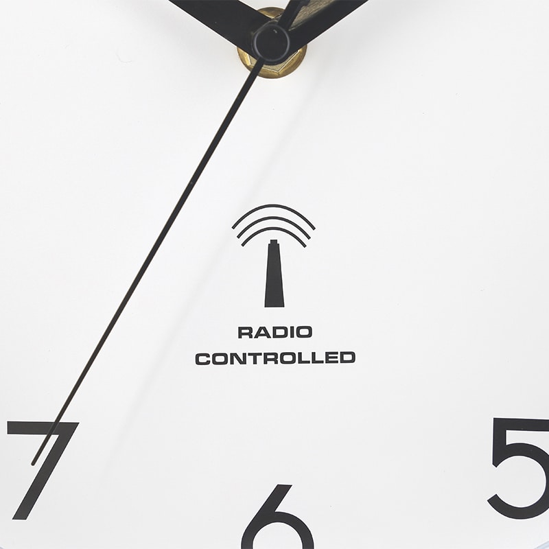 不二貿易 電波掛時計 カペラ φ27cm ブラック 99290 1個（ご注文単位1個）【直送品】