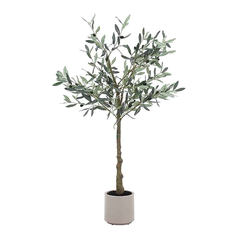 不二貿易 フェイクグリーン オリーブ 120cm ジョイント 28054 1台（ご注文単位1台）【直送品】