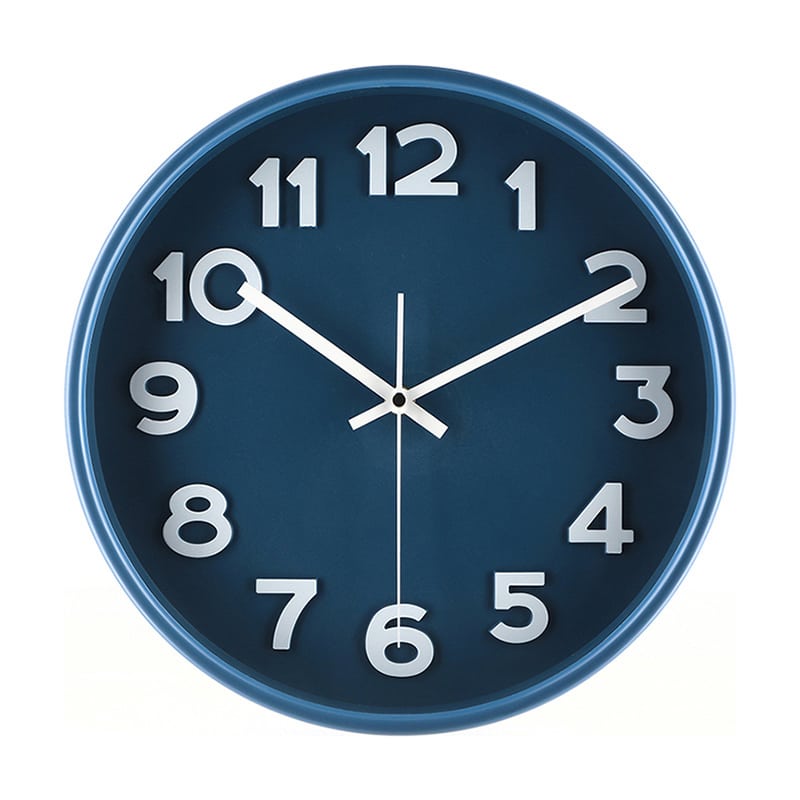 不二貿易 掛時計 スピカ2 φ30cm ブルー 28107 1個（ご注文単位1個）【直送品】