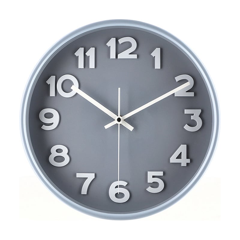 不二貿易 掛時計 スピカ2 φ30cm スカイグレー 28108 1個（ご注文単位1個）【直送品】