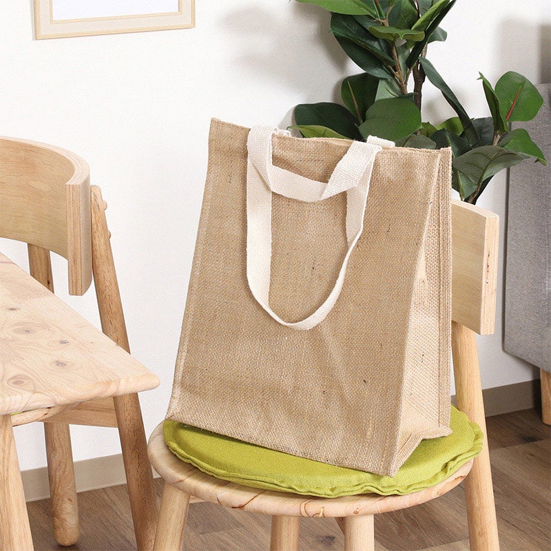 不二貿易 ジュート 保冷バッグ 28079 1個（ご注文単位6個）【直送品】