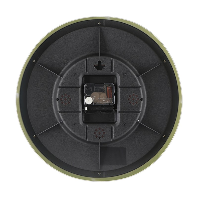 不二貿易 掛時計 カイラ φ30cm オリーブ 28195 1個（ご注文単位1個）【直送品】