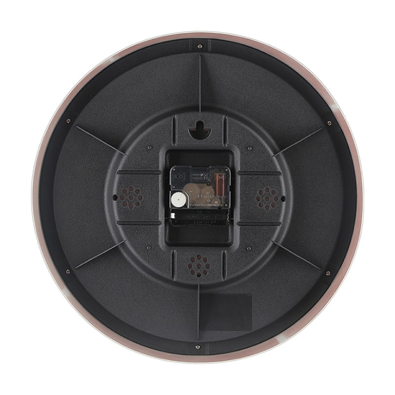 不二貿易 掛時計 カイラ φ30cm チョコレート 28197 1個（ご注文単位1個）【直送品】