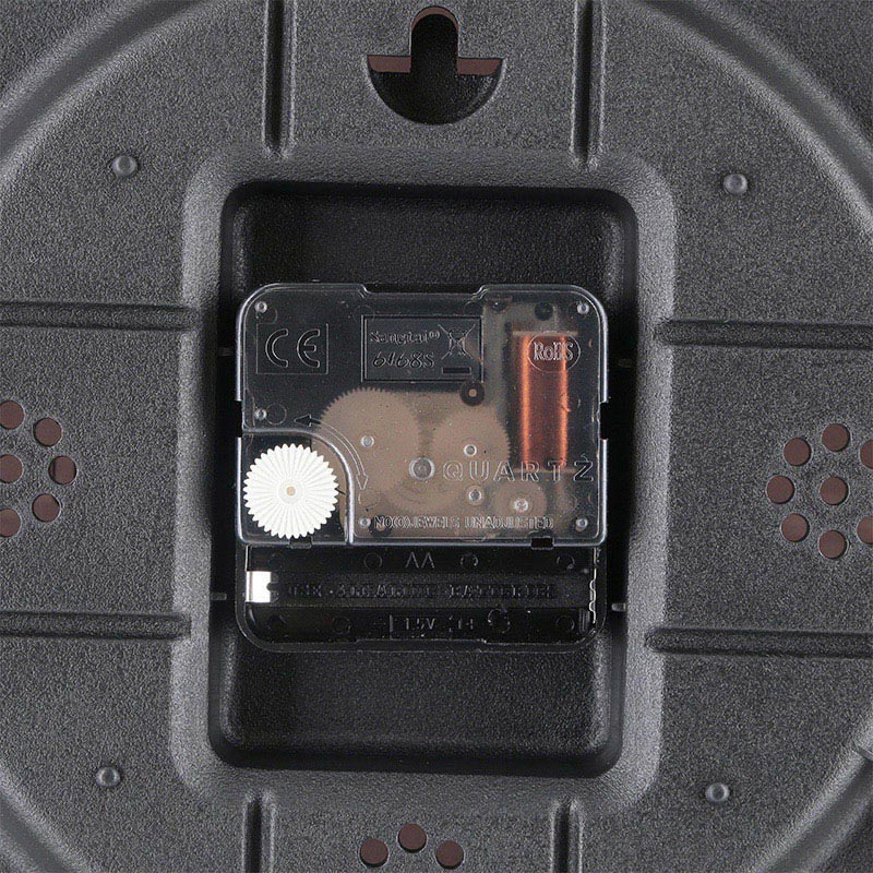 不二貿易 掛時計 カイラ φ30cm チョコレート 28197 1個（ご注文単位1個）【直送品】