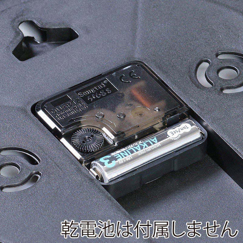 不二貿易 掛時計 温湿度計付 アーバン φ25cm ブラック 37860 1個（ご注文単位1個）【直送品】