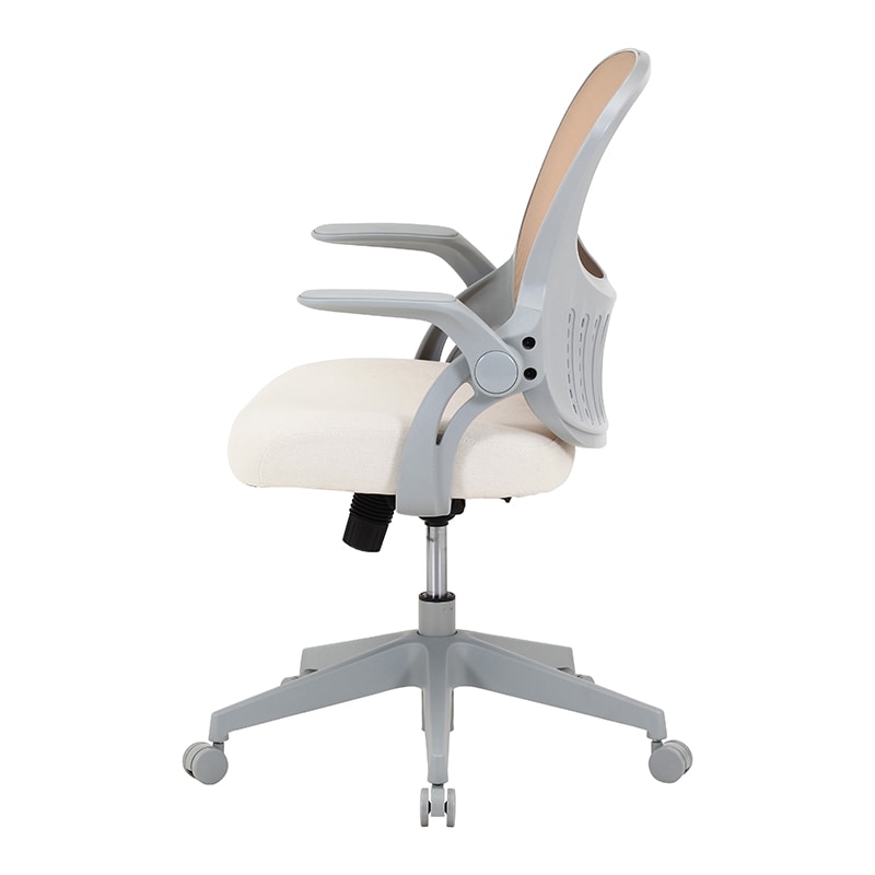 不二貿易 オフィスチェア パベル ベージュ 1台(ご注文単位1台)【直送品】