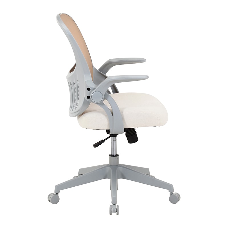 不二貿易 オフィスチェア パベル ベージュ 1台(ご注文単位1台)【直送品】