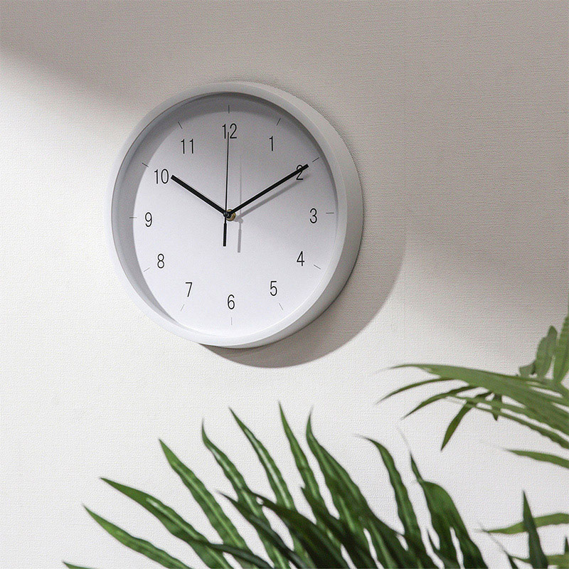 不二貿易 掛時計 エンケル φ30cm ホワイト 39871 1個（ご注文単位1個）【直送品】