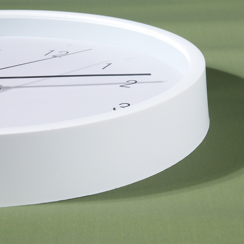 不二貿易 掛時計 エンケル φ30cm ホワイト 39871 1個（ご注文単位1個）【直送品】