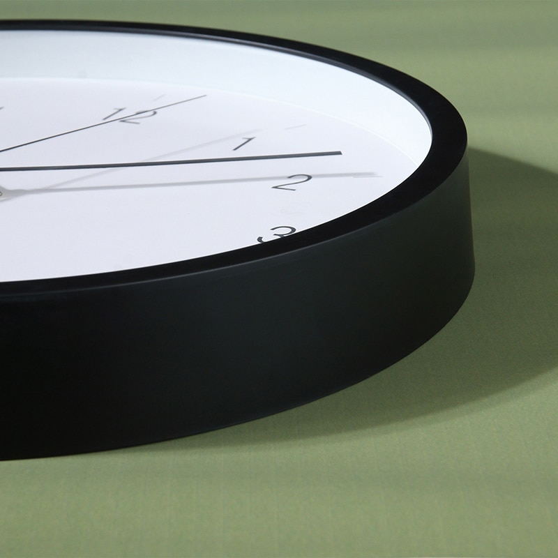 不二貿易 掛時計 エンケル φ30cm ブラック 39872 1個（ご注文単位1個）【直送品】