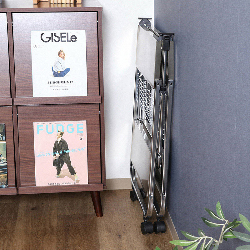 不二貿易 スタイリッシュフォールディングワゴン 1台（ご注文単位1台）【直送品】