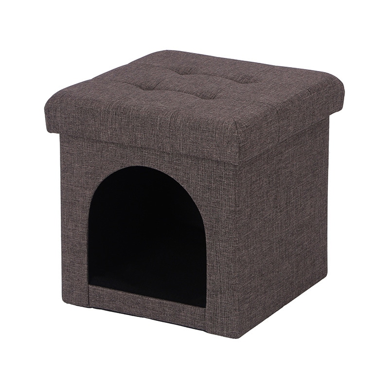 不二貿易 ペットハウススツール mini チャコールグレー 1個（ご注文単位6個）【直送品】