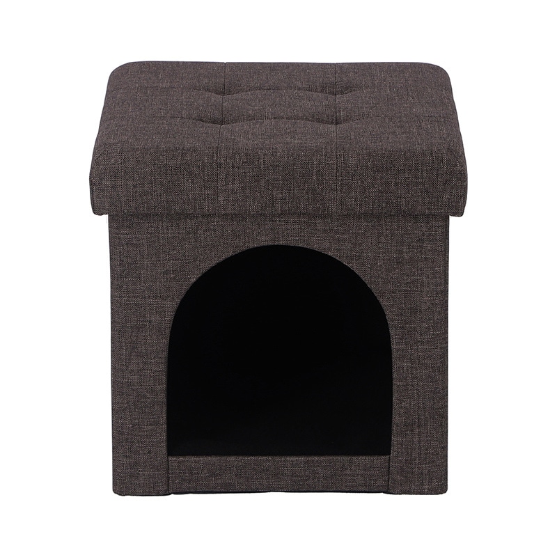 不二貿易 ペットハウススツール mini チャコールグレー 1個(ご注文単位6個)【直送品】