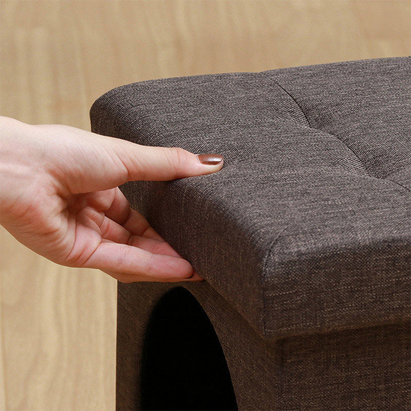 不二貿易 ペットハウススツール mini チャコールグレー 1個(ご注文単位6個)【直送品】