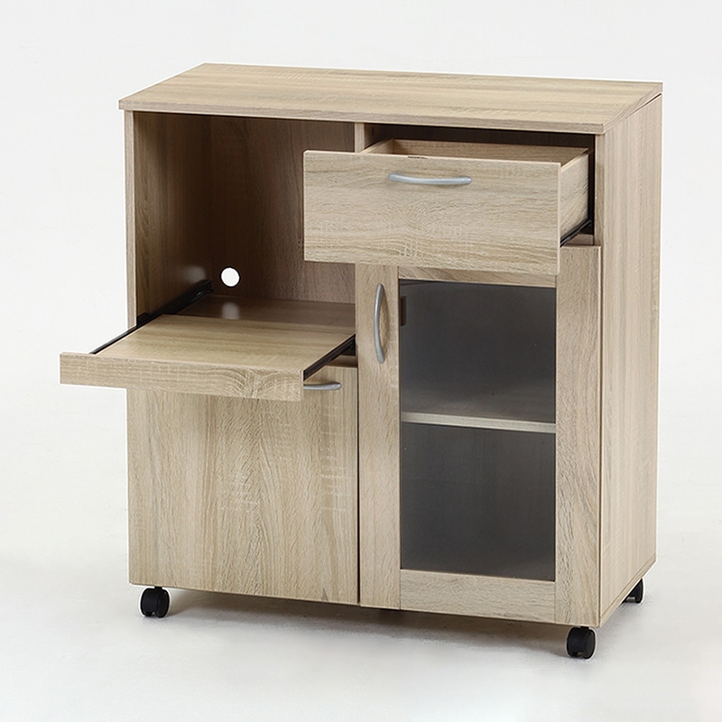 不二貿易 キッチンワゴン ホワイトオーク 1台(ご注文単位1台)【直送品】