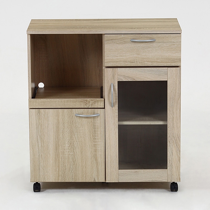 不二貿易 キッチンワゴン ホワイトオーク 1台(ご注文単位1台)【直送品】