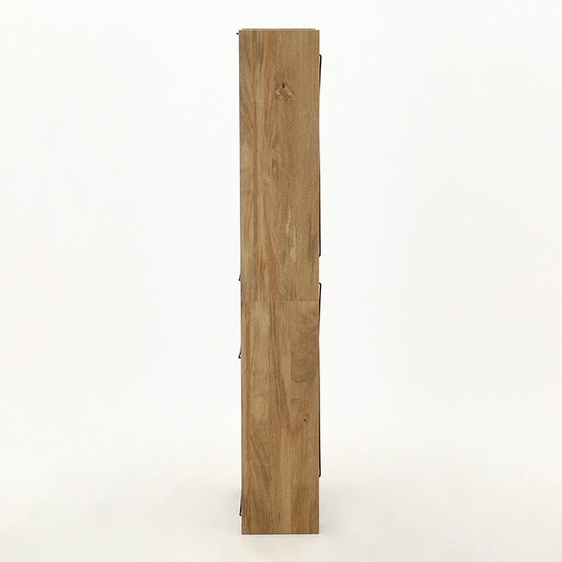 不二貿易 EZBO オープンラック 6段 オークナチュラル 1台（ご注文単位1台）【直送品】