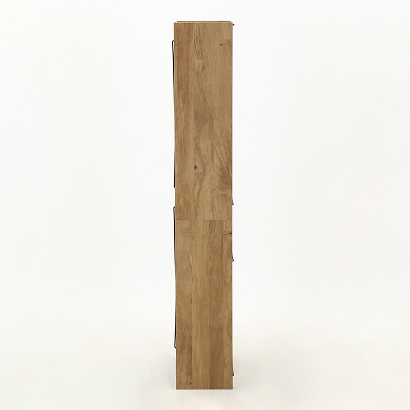 不二貿易 EZBO オープンラック 6段 オークナチュラル 1台（ご注文単位1台）【直送品】