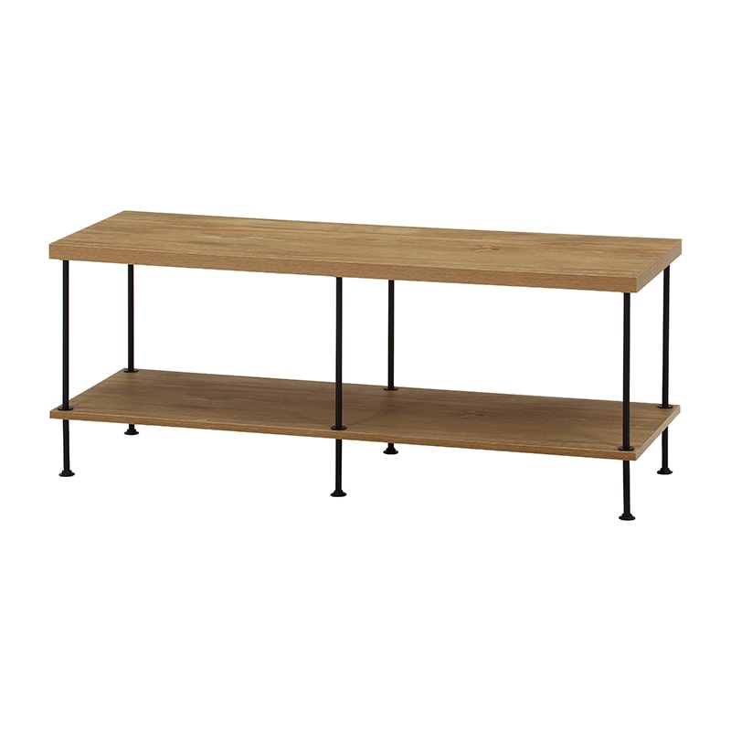 不二貿易 EZBO ツイストロックTV台 12cm幅 オークナチュラル 1台（ご注文単位1台）【直送品】