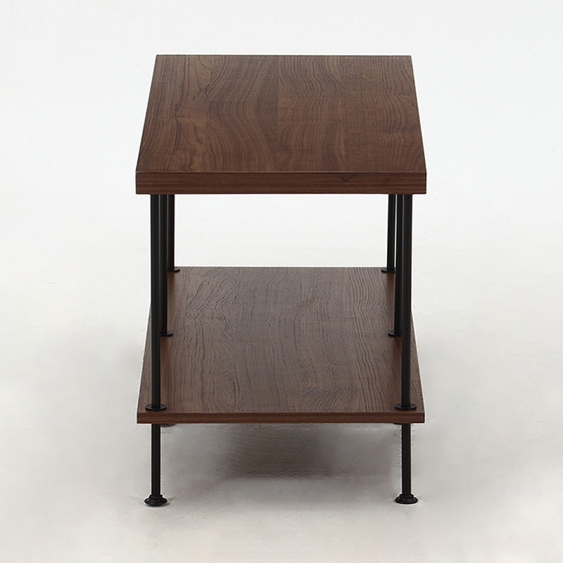 不二貿易 EZBO ツイストロックTV台 9cm幅 ミディアムブラウン 1台（ご注文単位1台）【直送品】