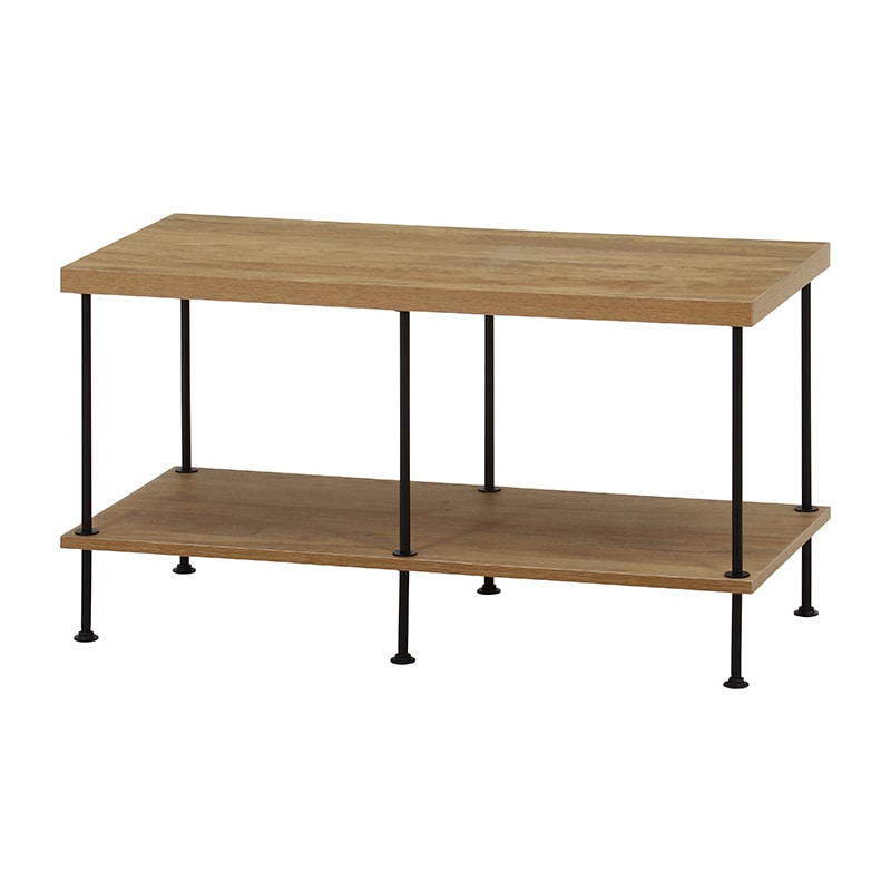 不二貿易 EZBO ツイストロックTV台 9cm幅 オークナチュラル 1台（ご注文単位1台）【直送品】