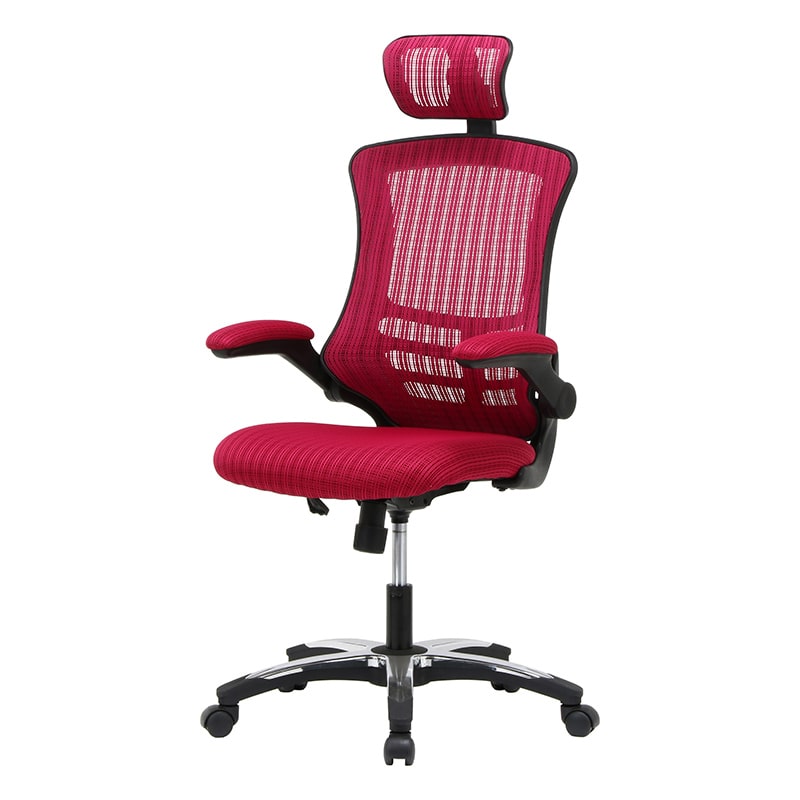 不二貿易 アームアップチェアー マスター3 ワインレッド 1台（ご注文単位1台）【直送品】