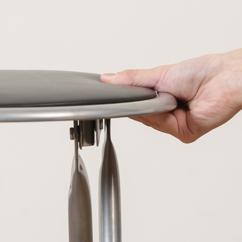 不二貿易 パイプ折りたたみイス ブラック FB-02BK(1010BK) 1台（ご注文単位6台）【直送品】