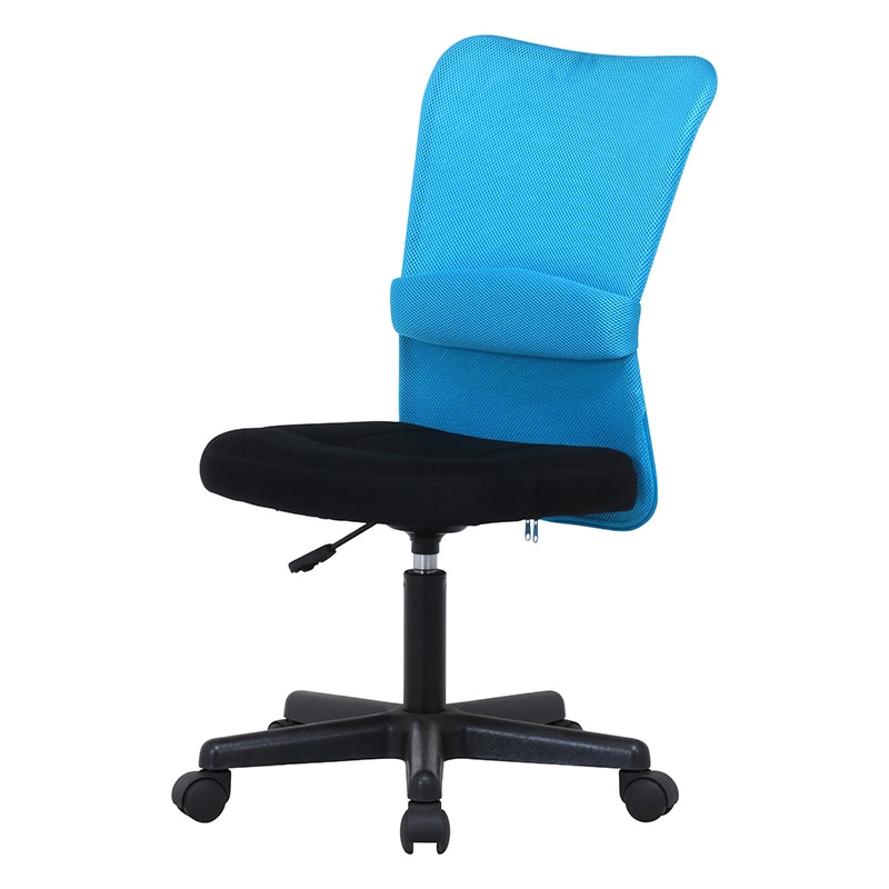 不二貿易 メッシュバックチェアー ハンター ブルー 1台(ご注文単位1台)【直送品】