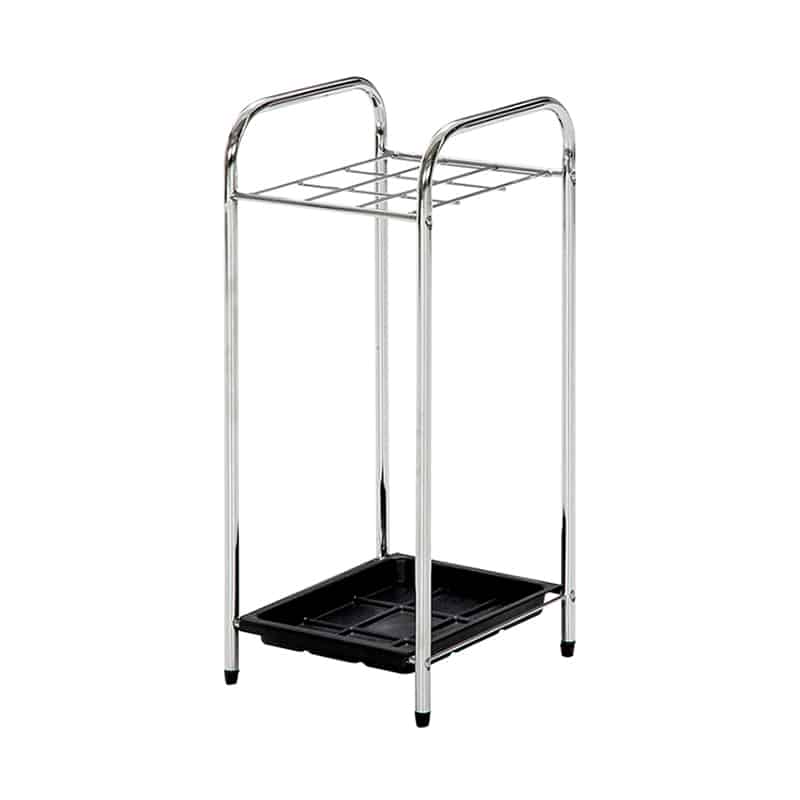 不二貿易 クロム傘立て 9マス 95709 1個（ご注文単位1個）【直送品】