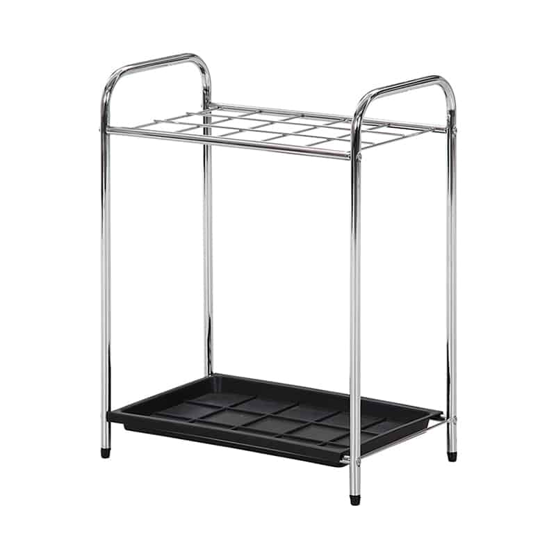 不二貿易 クロム傘立て 15マス 95710 1個（ご注文単位1個）【直送品】